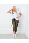 CONFEZIONE DA 5 PANTALONI S-M-L-XL-XXL P022 VERDE MILITARE