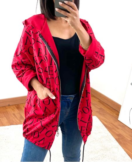 ZIP JACKET 9759 RED