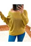 BASIC 815 MUSTARD KNIT SWEATER