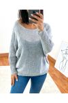 BASIC KNIT SWEATER 815 GREY