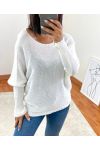 MAGLIONE DI BASE 815 BIANCO