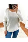 BASIC KNIT SWEATER 815 BEIGE