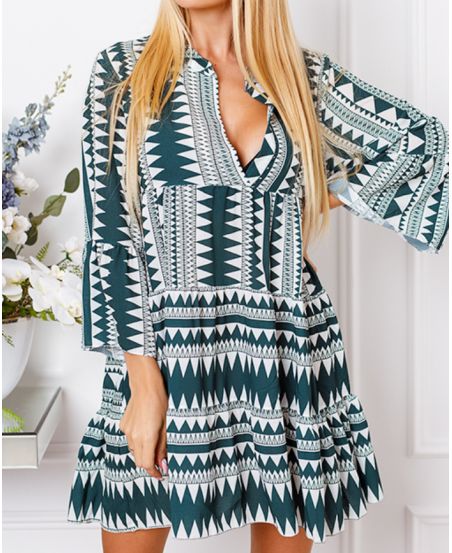 KLEID AZTEQUE EVASEE GRÜN 18803 